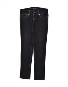 GUESS Womens Skinny Jeans W32 L32 Black Cotton AT10 - Picture 1 of 3