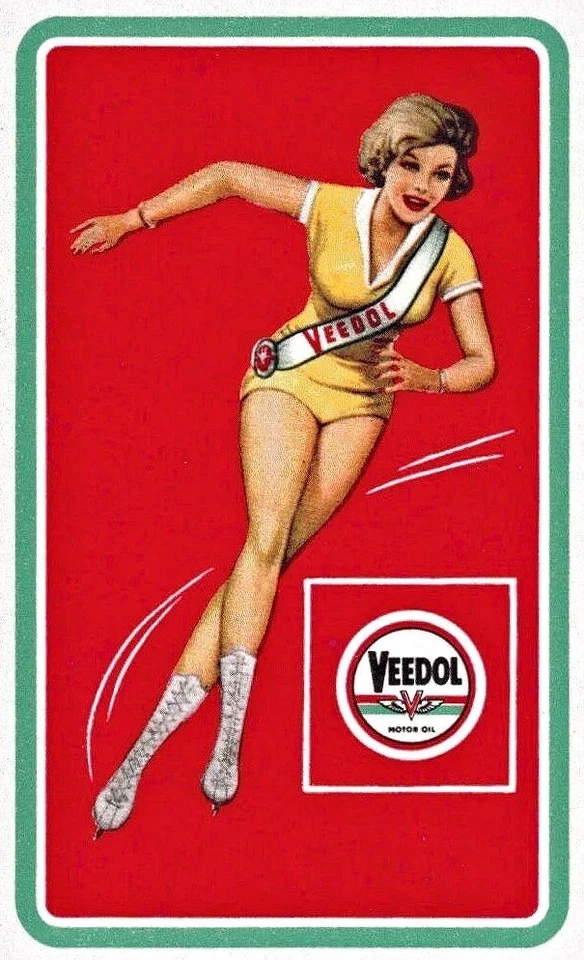 Vintage Veedol  new #1 5X7 PHOTO REPRINT FROM OLD CARD - Image 1 of 1