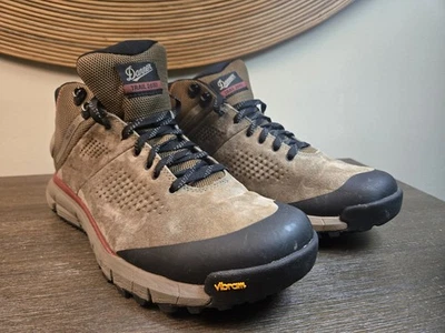 Botas de Senderismo Danner Trail 2650 Mid 4" GTX Para Hombre Talla 11 D Polvoriento Oliva Goretex Foto 1 de 4
