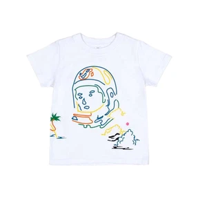 New Billionaire Boys Club Kids BB Clouds SS Knit Tee SIZES 2T-3T MSRP $60 - Picture 1 of 3