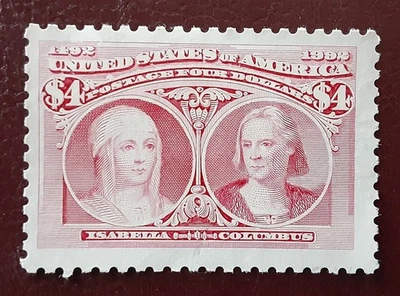 US 1992 $4 Used Isabella & Columbus Mi 2233 Scott 2625c VF/XF 8908 - Image 1 of 2