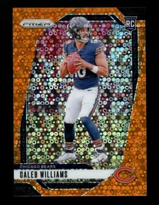 Panini Prizm Caleb Williams #301 Rookie Orange Disco Holo Prizm RC B3R5 C3 2024 - Imagen 1 de 2