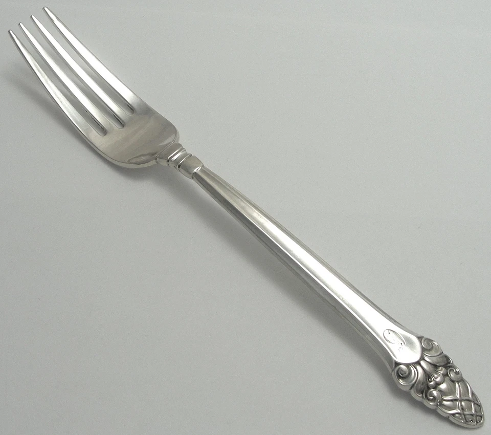 Horquilla Gorham de plata esterlina 1940 Sovereign patrón antiguo 7-7/8” monograma Foto 1 de 1