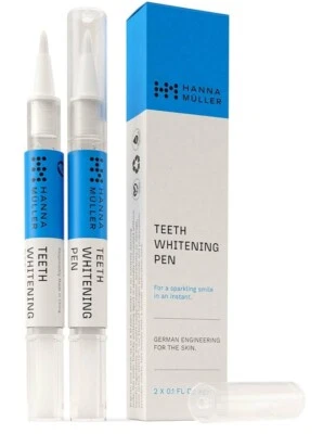HANNA MULLER Teeth Whitening Pen Essence Teeth Whitening Brush Teeth Whitening Liquid Kit UK