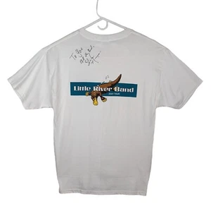 Vtg Little River Band 2001 Tour Stephen Housden Signed Autographed T-shirt Sz L - Picture 1 of 10
