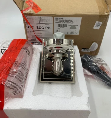 Aplique de tubo Pottery Barn Tilden con sombra pulido níquel blanco 11,25" h #1710 Foto 1 de 4