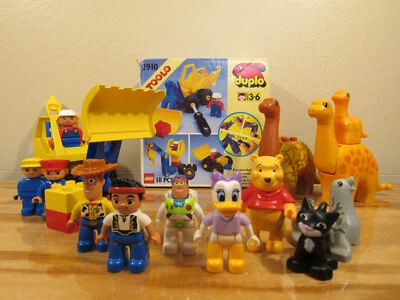 Lego DUPLO Toolo Muldenkipper 2910 + Pooh Buzz Woody Daisy Jake Brachiosaurus + - Bild 1 von 4