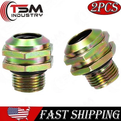 Juego 2 conectores enfriador de aceite de transmisión M18*1.5 PARA 03-07 Ford F250 F350 F450 Foto 1 de 4