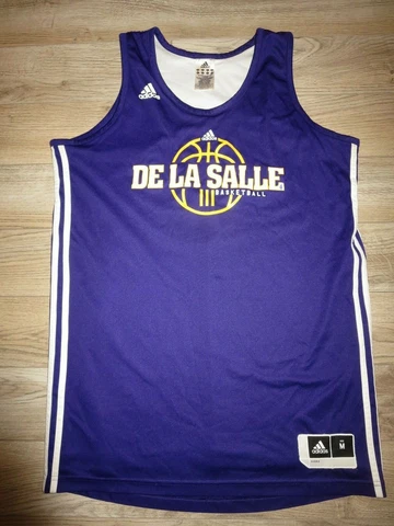 La Salle University Explorers Basketball Team Practice Game Worn adidas Jersey M Cover