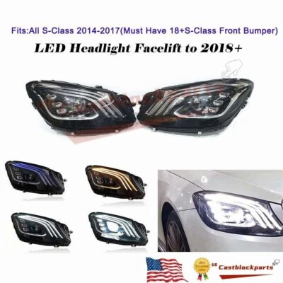 Faro Multihaz Para MERCEDES CLASE S S550 S63 18+ Actualización LED Izquierdo Derecho Foto 1 de 4