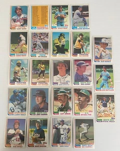 TOPPS 1982 BASEBALL LOT (23 CARDS) VARIOUS GRADES!!! - Picture 1 of 2