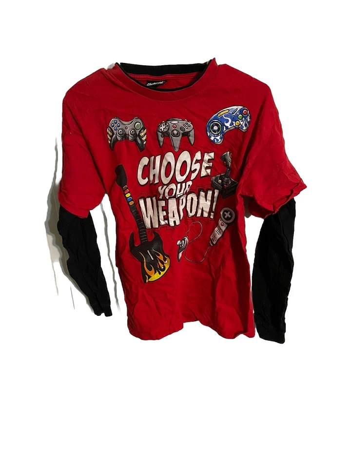 Camiseta híbrida grande para niños Foto 1 de 2