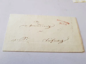 Vorphila Brief, 20.10.1852 Bruchsal, L2, nicht registrierter Stempel  #68 - Bild 1 von 2
