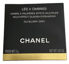 Chanel Les 4 Ombres Multi-Effect Quadra Eyeshadow 322 Blurry Grey 2g
