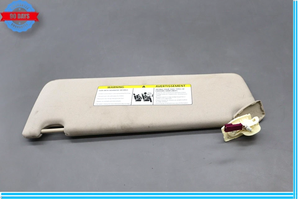 Visor solar lateral direito do passageiro BMW 535i GT xDrive 10-17 fabricante de equipamento original - Imagem 1 de 4