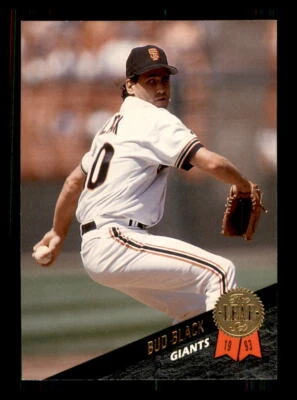 1993 BASEBALL 1993 Leaf Bud Black San Francisco Giants #212 1 - Image 1 of 2