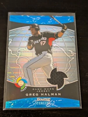 2009 Bowman Sterling World Baseball Classic Relics Greg Halman #BCR-GH BLUE /125 - Image 1 of 2