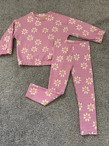 Girls 3 - 4 Years Floral 2 Piece Co Ord Set Matalan - Picture 1 of 4