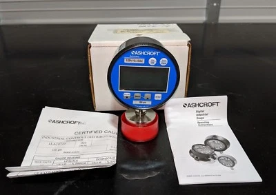 Ashcroft 302032SD15L100# Digital Pressure Gauge 100 psi, 3" Dial, 1.5" Tri-clamp - Image 1 of 4