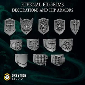 Termi Tilt Shields & Hip Armor | Grey Tide Studios | Eternal Pilgrims | Conversi - Picture 1 of 2