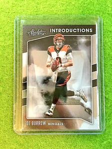 JOE BURROW ROOKIE CARD JERSEY #9 BENGALS RC  2020 Panini Absolute  INTRODUCTIONS - Picture 1 of 12