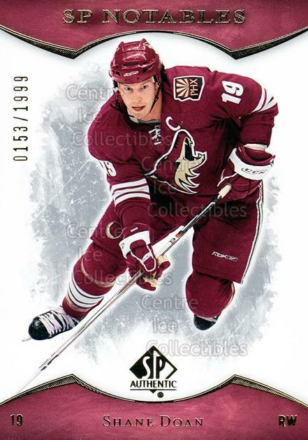 2007-08 SP Authentic #116 Shane Doan - Image 1 of 1