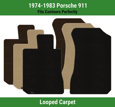 Lloyd Classic Loop Front Row Carpet Mats for 1974-1983 Porsche 911  - Image 1 of 4