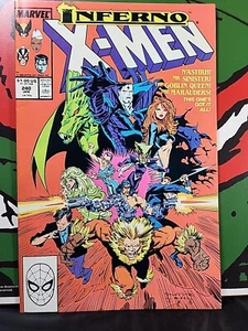 UNCANNY X-MEN 240 Marvel Comics Silvestri art Mr. Sinister Inferno 1988 Vol.1 - Picture 1 of 12