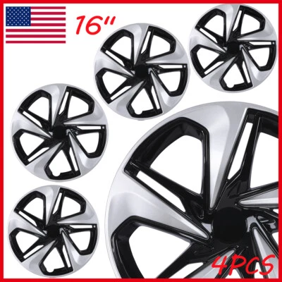 (Paquete de 4) Tapacubos de 16" para Honda Civic SEDAN R16 2016-2025 cubierta de llanta a presión Foto 1 de 4