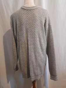 Woolovers grey chunky knit wool sweater Medium - Picture 1 of 6