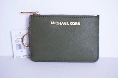 Michael Kors Jet Set Travel S TZ Bolsa para monedas con porta llaves de identificación Cartera Foto 1 de 4