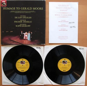 SLS 926 Homage To Gerald Moore Los Angeles Schwarzkopf Dieskau EMI 2xLP NM/VG - Picture 1 of 3