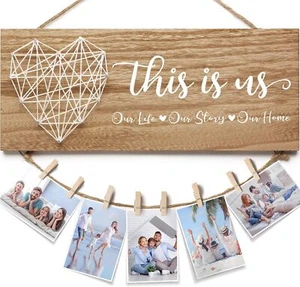 Mothers Day Gifts for Mom Women, Housewarming Gifts New Home Wall Decor Sign, Th - Picture 1 of 8