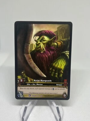 World of Warcraft WoW TCG Kelm Hargunth Fields of Honor - Ally Epic EXTENDED ART - Image 1 of 3