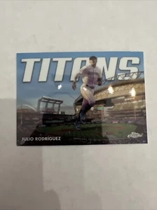 Julio Rodriguez 2023 Topps Chrome Update Titans Insert #CT-17 Seattle Mariners - Picture 1 of 2