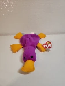 1993 Vintage Tag Errors, TY Beanie Baby Patti The Platypus 1st Gen PVC Pellets - Picture 1 of 5