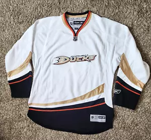 Anaheim Ducks Hockey Jersey NHL Reebok CCM Black Gold Men's Adult Size Large - Picture 1 of 14