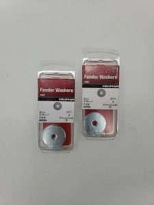 (4 Stück) Hillman Befestigungen Kotflügelscheibe verzinkter Stahl 3/16" 6696 2er Set - Bild 1 von 4