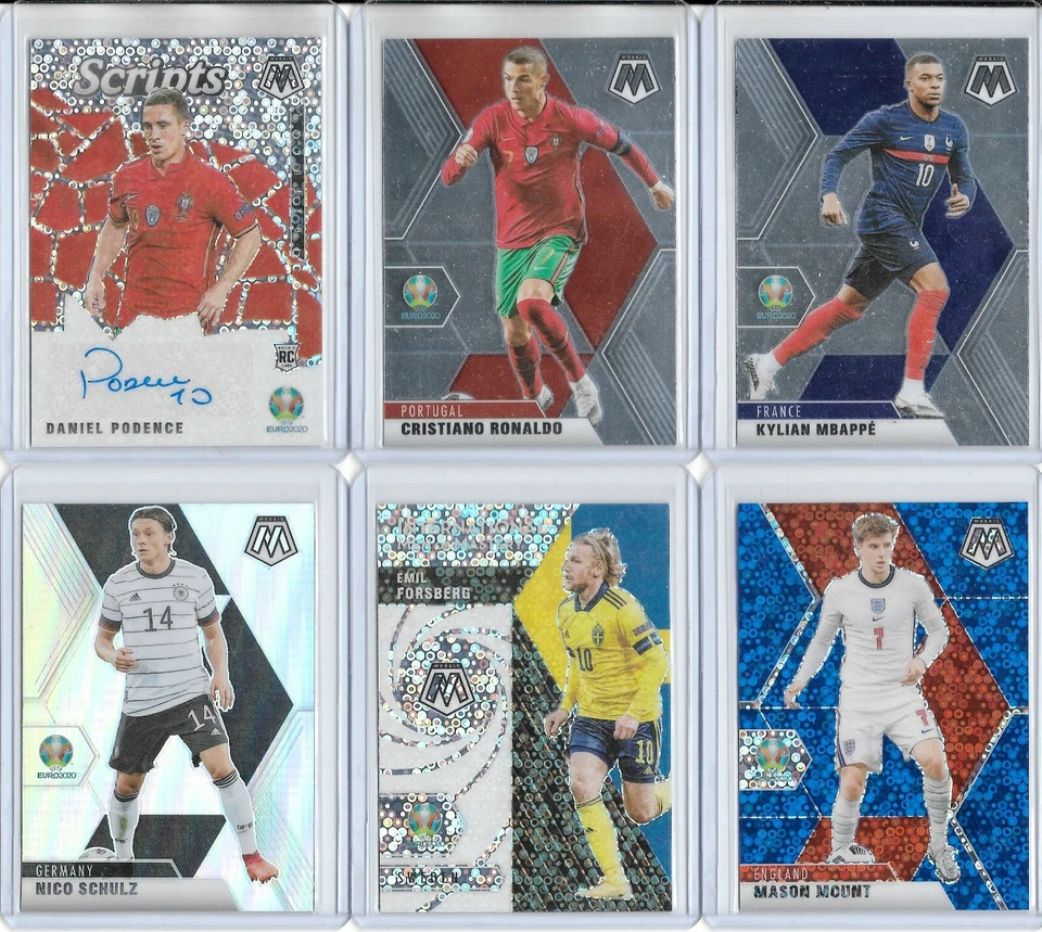 Daniel Podence Portugal 2021 Panini Mosaic EURO 2020 Soccer Rookie Auto #SM-DP - Image 1 of 1