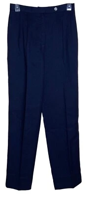 Pantalones de lana forrados para mujer JH Collectibles hechos en EE. UU. azul talla mediana Foto 1 de 4