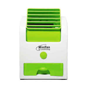 USB/Battery Operated Mini Perfume Turbine Fan (Green)