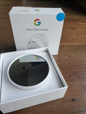 Google Nest G4CVZ Programmable Wi-Fi Thermostat - Fog Gray - Image 1 of 4