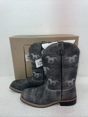 New Women’s Black Smoky Mountain Cowboy Boots. 3881 Y 5. 2-73 - Image 1 of 4