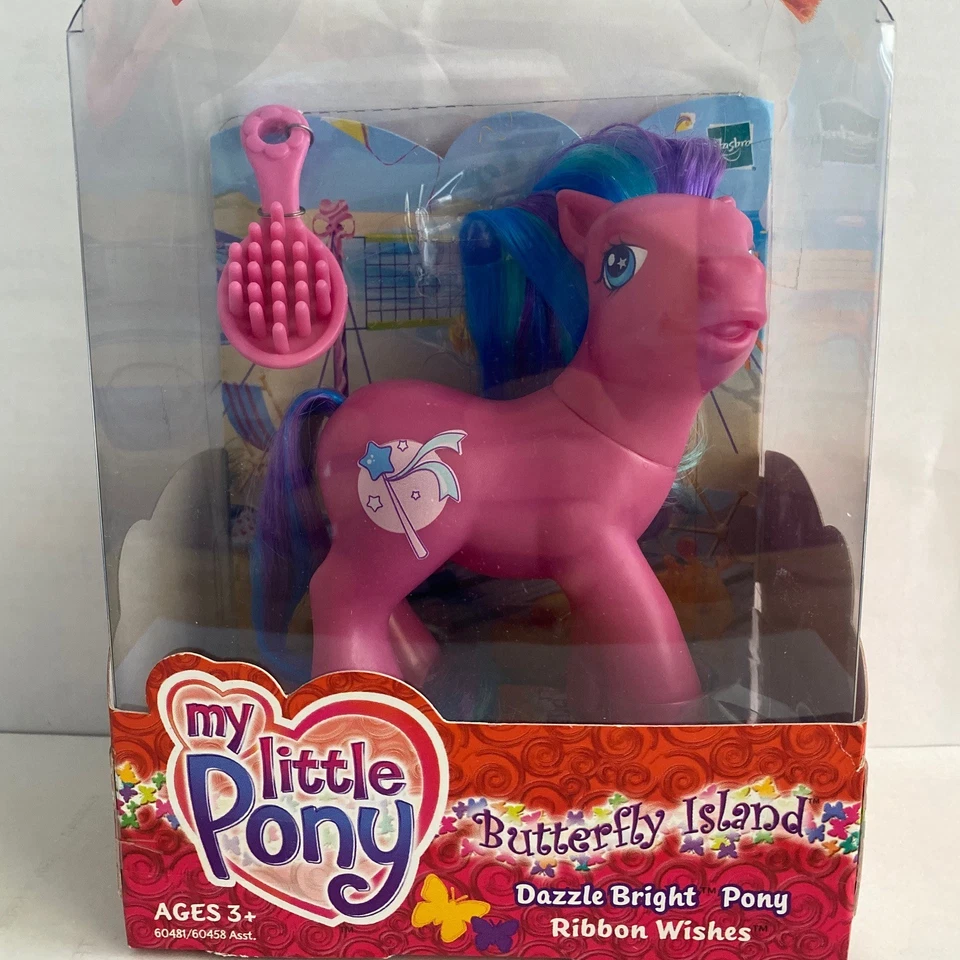 My Little Pony G3 Ribbon Wishes Dazzle Bright Butterfly Island Sin usar, en caja Hasbro MLP Foto 1 de 1