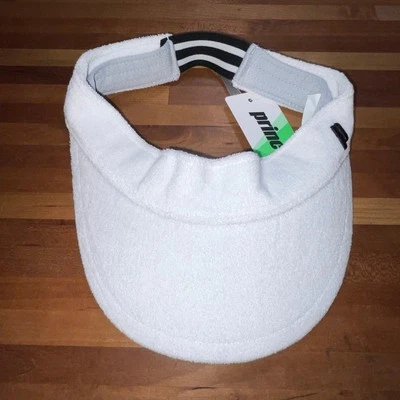 Visera de tenis Prince de felpa para mujer, blanca OSFM Foto 1 de 4