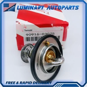 90916-03075 Engine Coolant Thermostat w/Gasket For Toyota Tacoma Camry 88-04 US - Picture 1 of 4