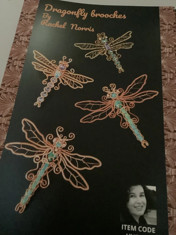 Dragonfly Booches Collection  Tutorial Booklet By Rachel Norris - Image 1 of 1