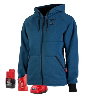 Milwaukee 336BL-21 M12 Women’s Heated Hoodie Kit Blue - Image 1 of 4