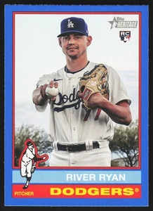 2025 Topps Heritage River Ryan #45 Dark Blue RC - Picture 1 of 2