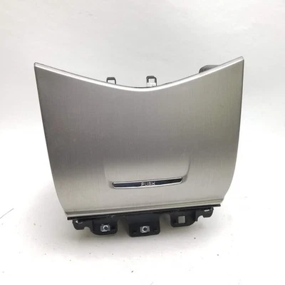 Honda Accord 2003-2007 OEM consola central cubby almacenamiento compartimento plateado Foto 1 de 4